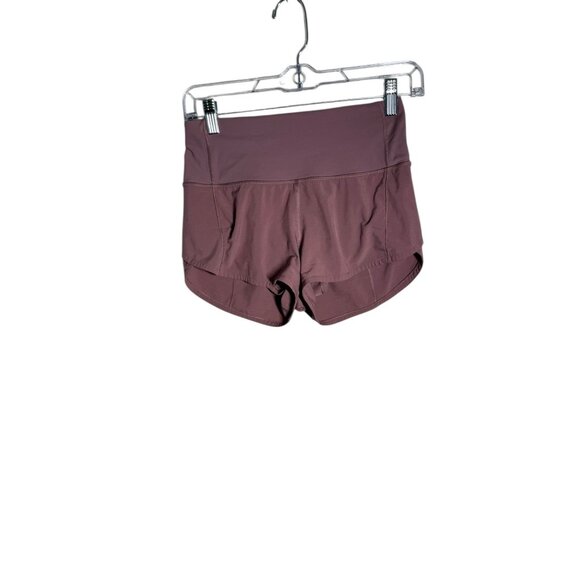 Lululemon Womens Running Shorts Zipper Pocket Size 2 FLAWED - Picture 1 of 6